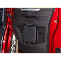 MULTIBOX - VW T6.1 fissare alla portiera destra della cabina guida - termica o come cestino "Pelle nero "