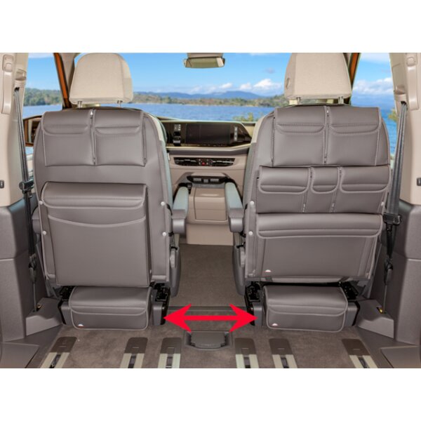 MULTIBOX CarryBag ®, Isolier-Tragetasche Design "Leder Raven", VW T7 Multivan / California Beach