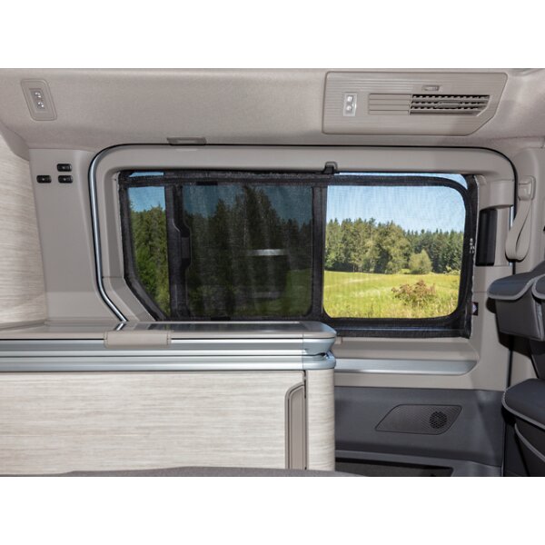 FLYOUT Schiebefenster in Schiebetür links mit U-Reißverschluss, VW T7 California