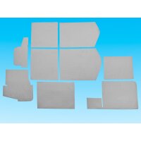 Antirutsch-/Schutzmatten 9er-Set für Schrankgefache,...