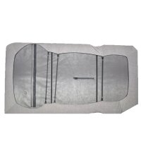 Lenzuolo con angoli iXTEND ® per letto pieghevole originale, design "Single-Jersey", Raven, VW T7 California Ocean/Coast