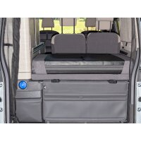 Lenzuolo con angoli iXTEND ® per letto pieghevole originale, design "Single-Jersey", Raven, VW T7 California Ocean/Coast