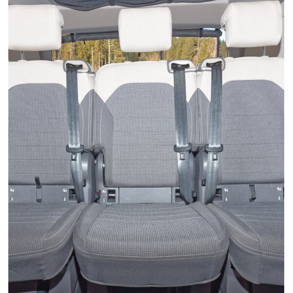 Second Skin ® Coprisedile centrale (2. fila), Design "Bright Dots", VW T7 Beach Camper/Tour