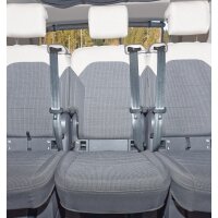 Second Skin ® Coprisedile centrale (2. fila), Design "Bright Dots", VW T7 Beach Camper/Tour