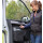 MULTIBOX - VW T6 fissare alla portiera destra della cabina guida - termica o come cestino, Design "pelle Nero Titanio "
