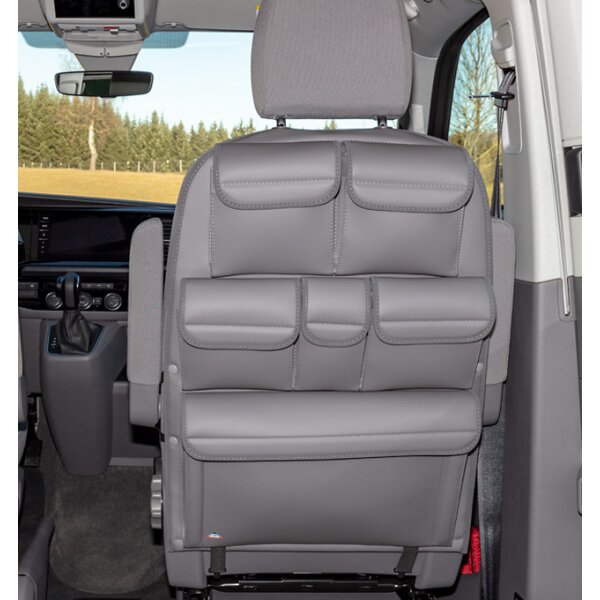 UTILITY Rckenlehne Fahrer-/Beifahrersitz, VW T6.1/T6/T5  California und Multivan, Design Leder Palladium